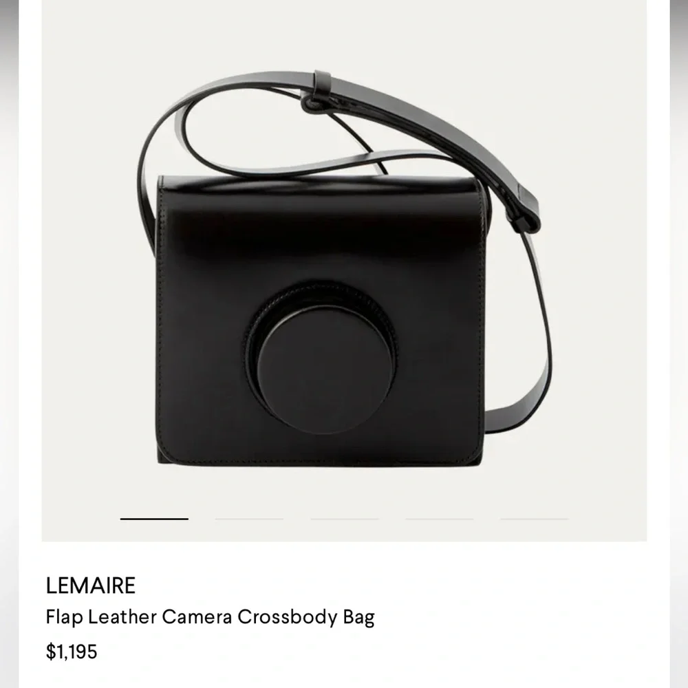 Lemaire camere bag black with dustbag and box in EUC-almost new - Picture 15 of 15